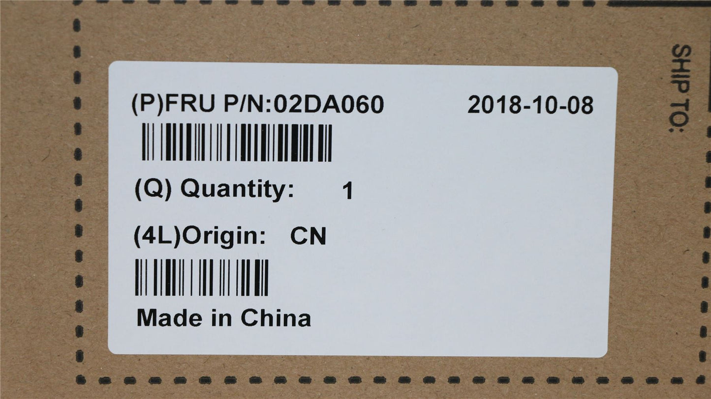 Lenovo FRU C cover with FPR Black 02DA060