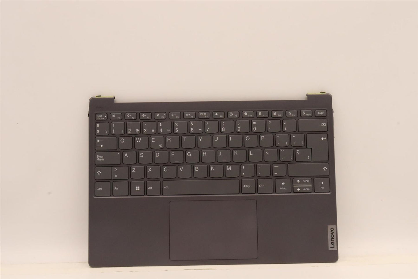 Lenovo Yoga 7 13IAP7 Palmrest Cover Touchpad Keyboard Spanish 5CB1J31404