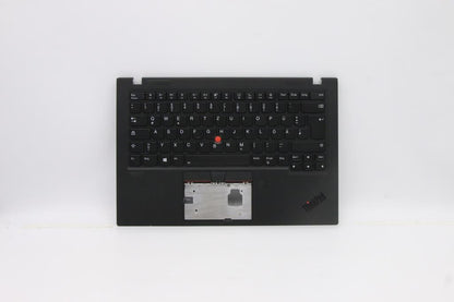 Lenovo Carbon X1 8th Keyboard Palmrest Top Cover German Black Backlit 5M10Z27531