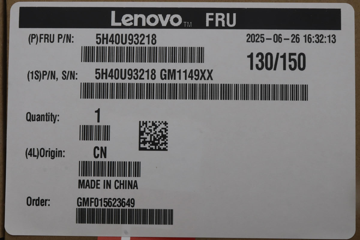 Lenovo HEATSINK 2280 HS M.2 SSD Gen5 Board 5H40U93218