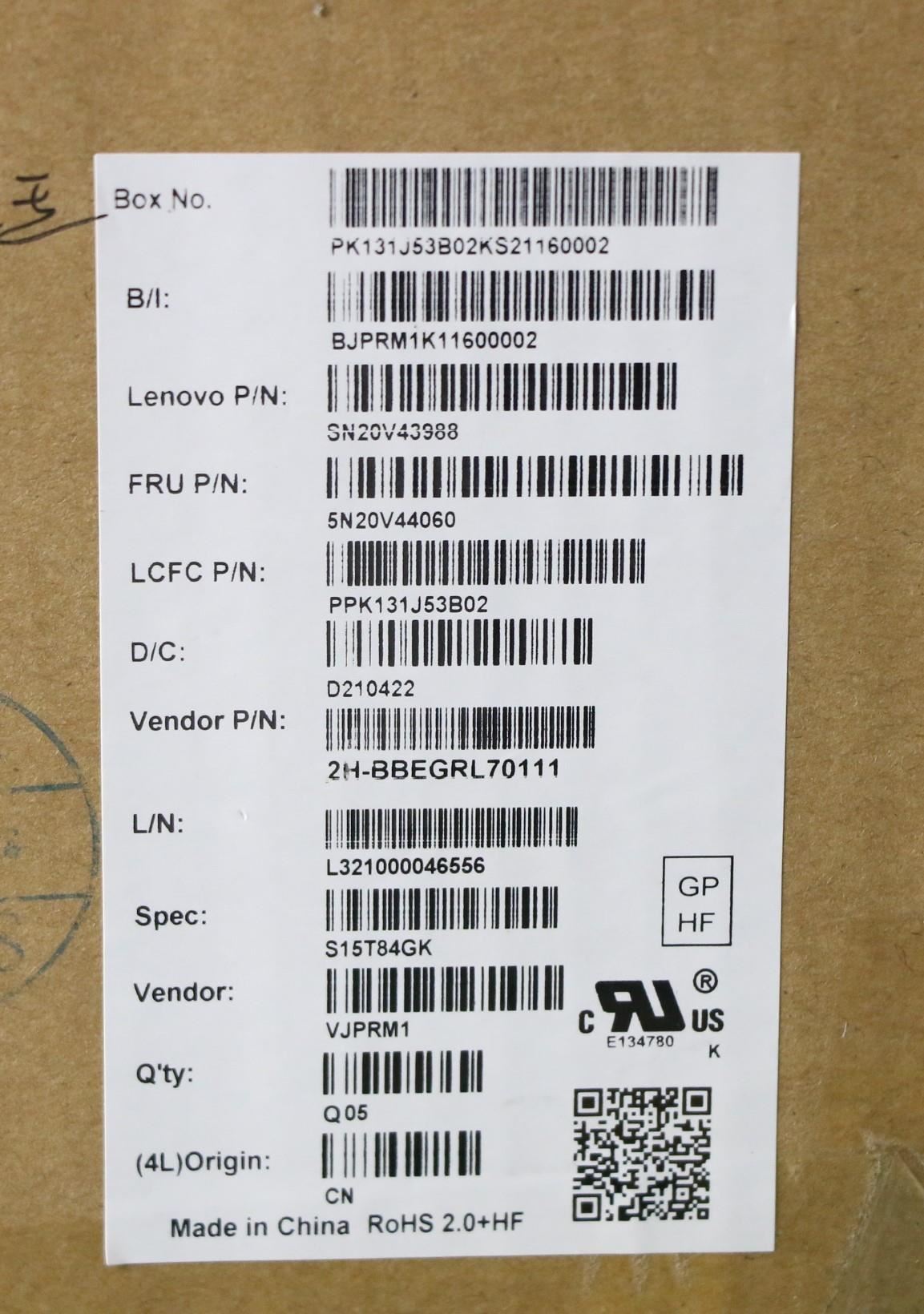 Lenovo ThinkPad P14s 1 P14s 2 T14 1 T14 2 Tastatur Griechisch Schwarz 5N20V44060