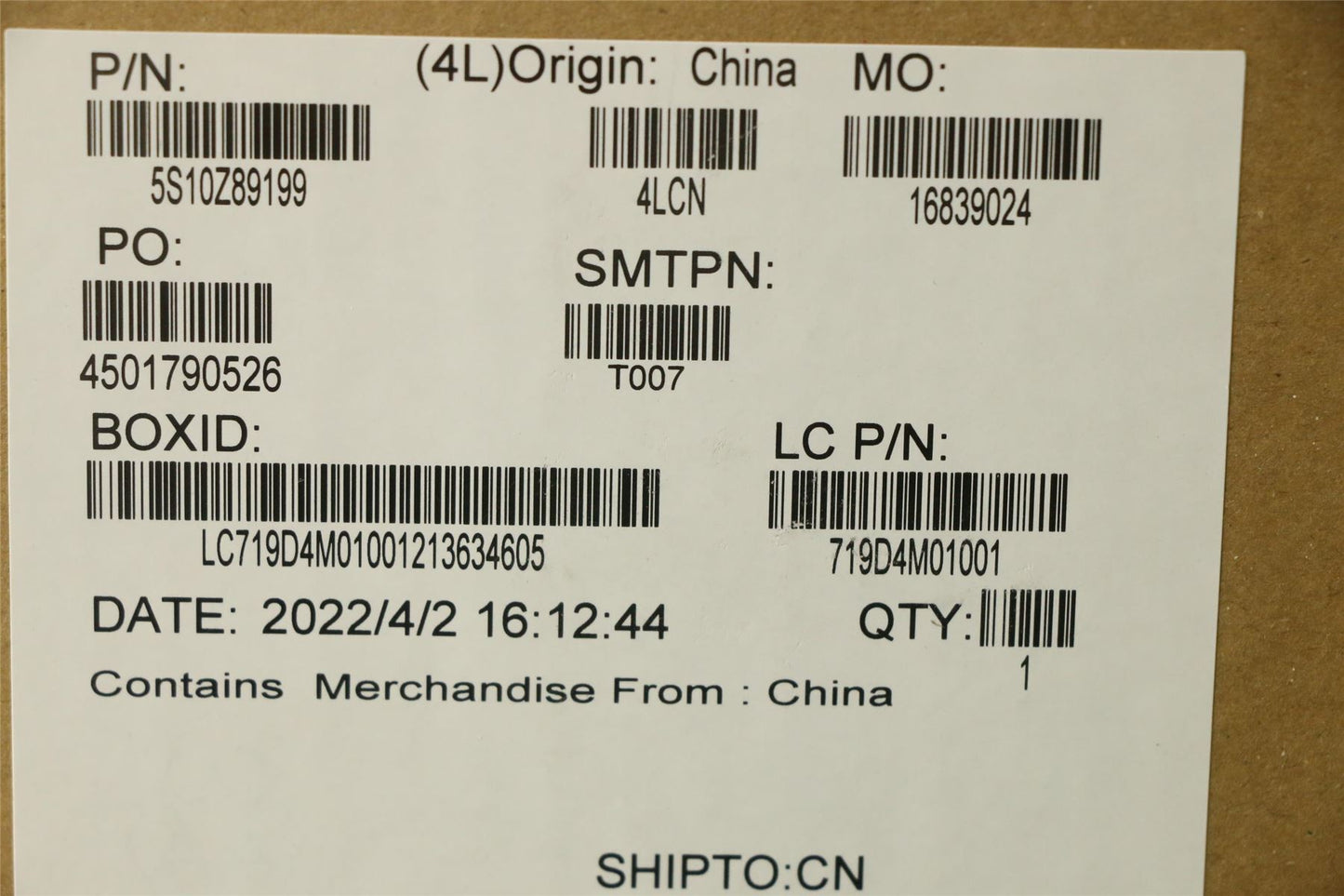 Lenovo ThinkPad P16s 1 T16 1 Screw Screws Set Kit 5S10Z89199