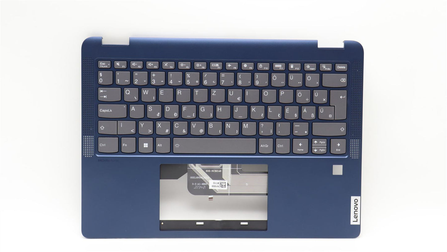 Lenovo IdeaPad 5 14ABR8 Keyboard Palmrest Top Cover Hungarian Backlit 5CB1K20734