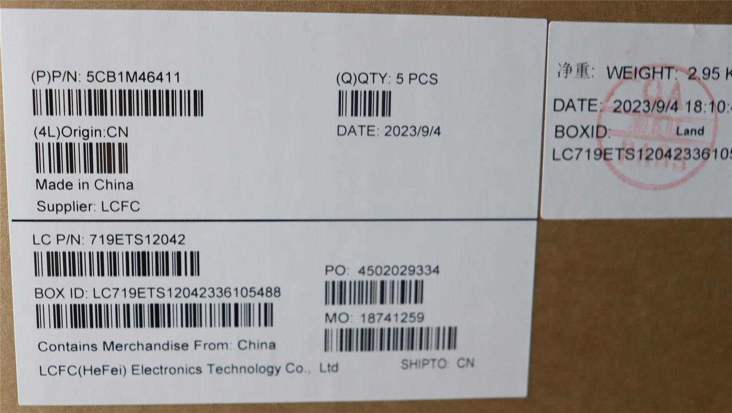 Lenovo IdeaPad 3 14IAH8 Palmrest Cover Touchpad Keyboard Hebrew 5CB1M46411