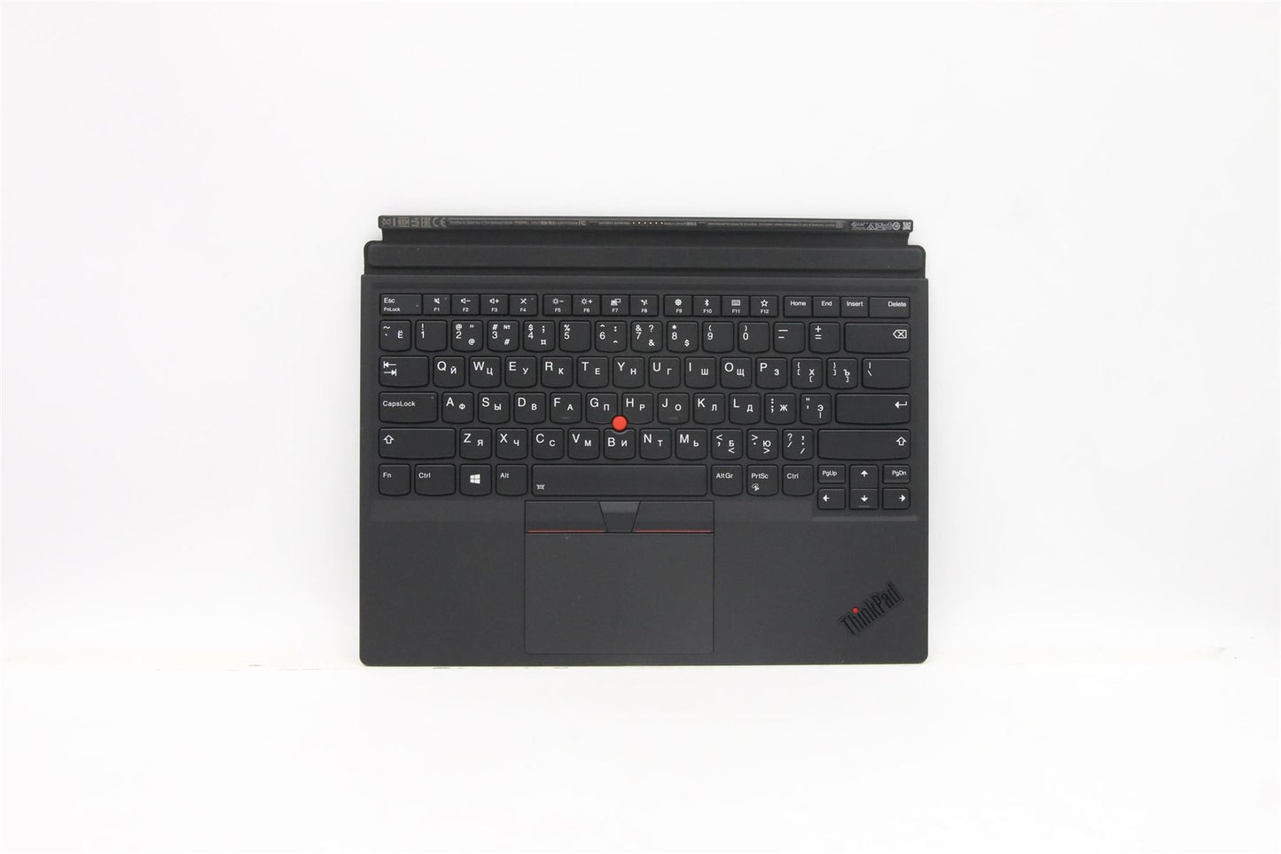 Lenovo Tablet X1 3rd Dock Keyboard Palmrest Touchpad Russain Black 02HL169