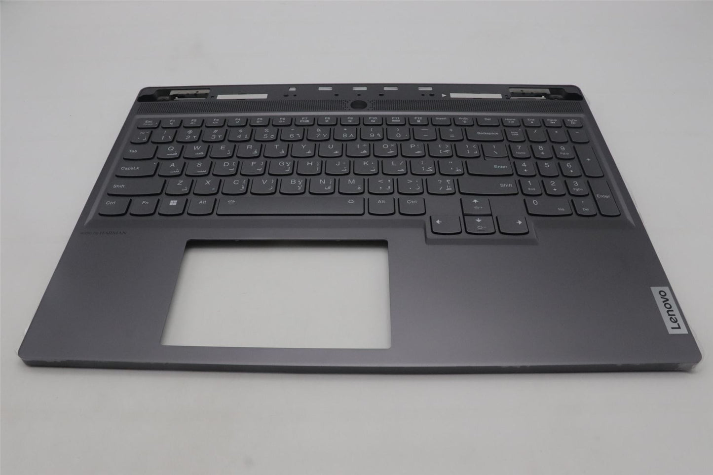 Lenovo Legion S7 16IRH8 Keyboard Palmrest Top Cover Arabic Grey 5CB1L67995