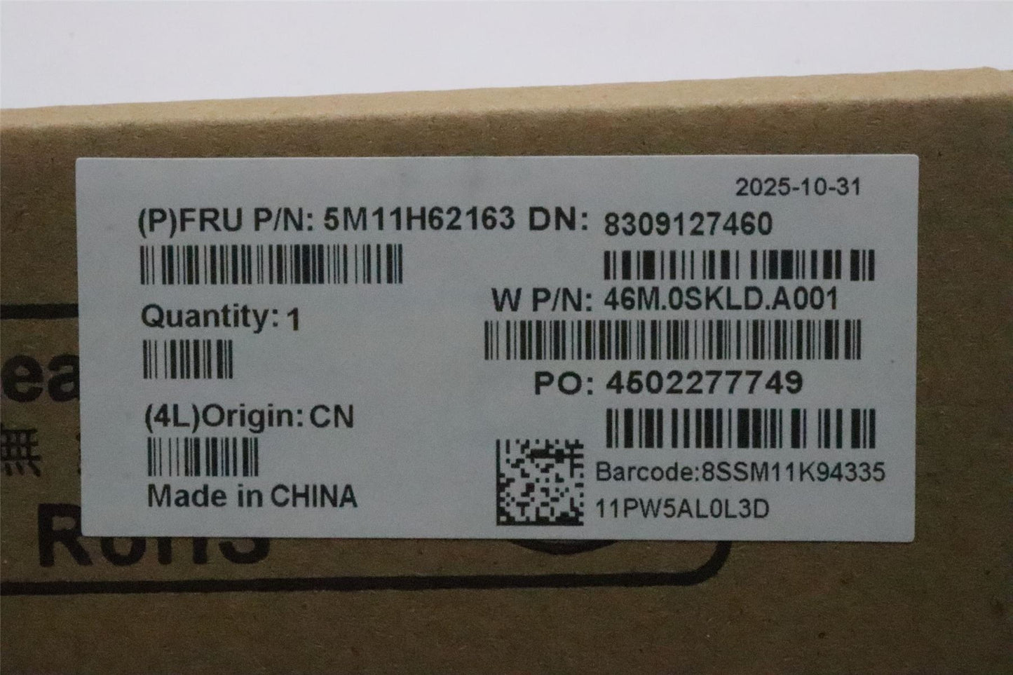 Lenovo Yoga L13 Gen 4 LCD Screen Display Panel 13.3 WUXGA Anti-Glare 5M11H62163