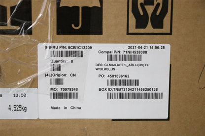Lenovo Upper C82LM PL_ABLUD FP BLKB_US 5CB1C13209