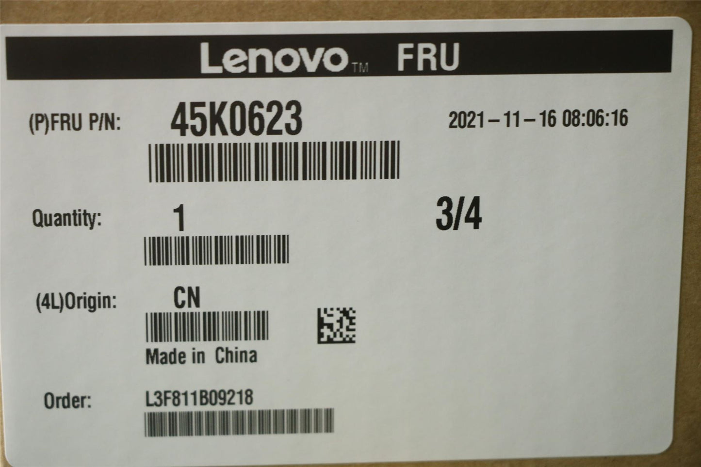 Lenovo 45K0623 1TB 3.5 7200R 6Gb/s SATA3 WD/Seagate 32