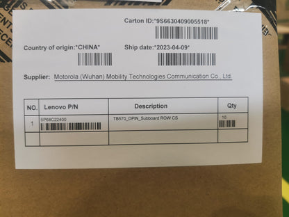 Lenovo TB570_DPIN_Subboard ROW CS Board 5P68C22400