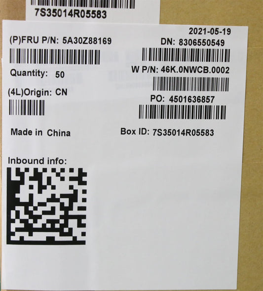 Lenovo L14W GEN 2 Main+Aux Antenna 5A30Z88169