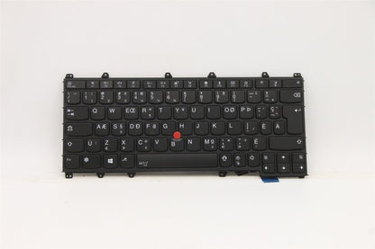 Lenovo Yoga X380 Keyboard Canadian Multilingual Black Backlit 01HW616