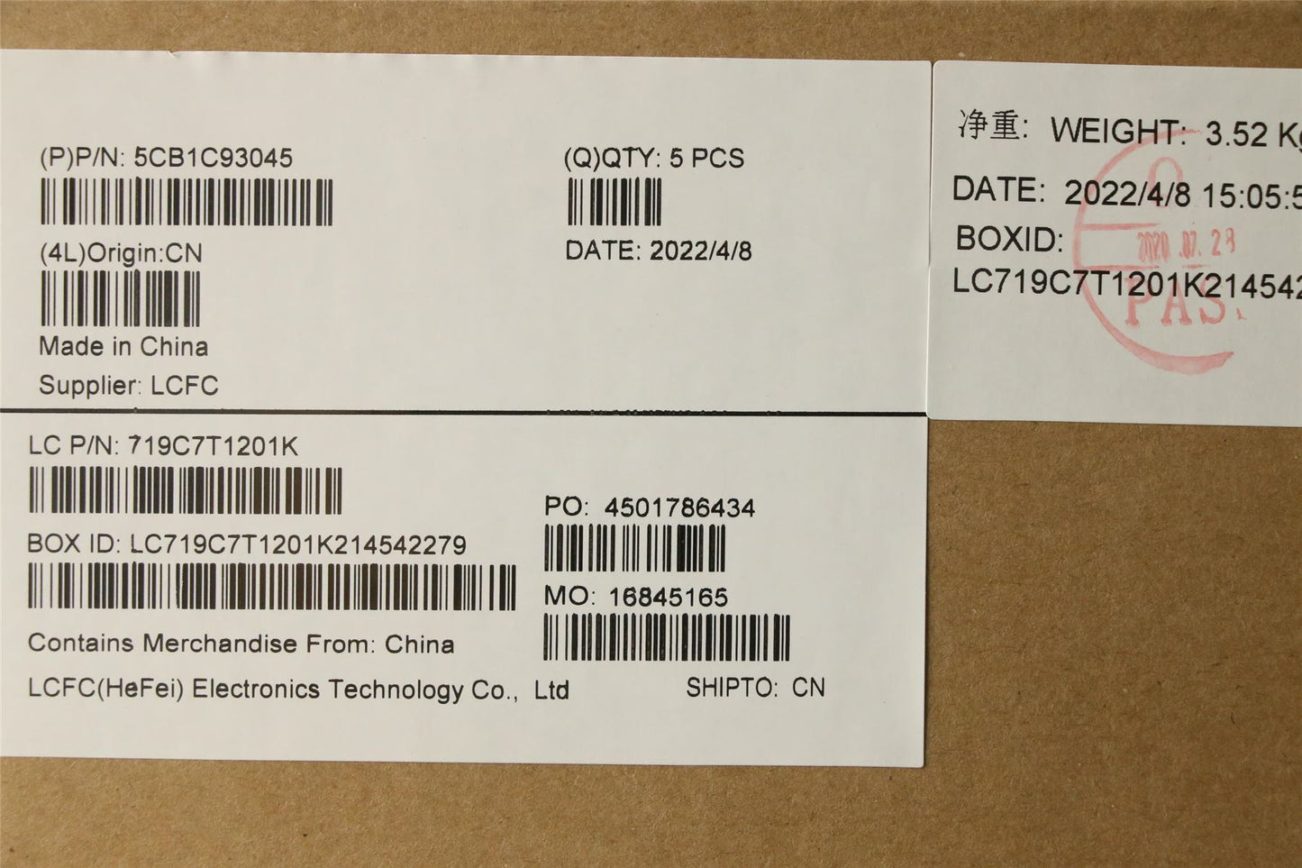 Lenovo 5 15ACH6 Palmrest Cover Touchpad Keyboard Italian Black 5CB1C93045