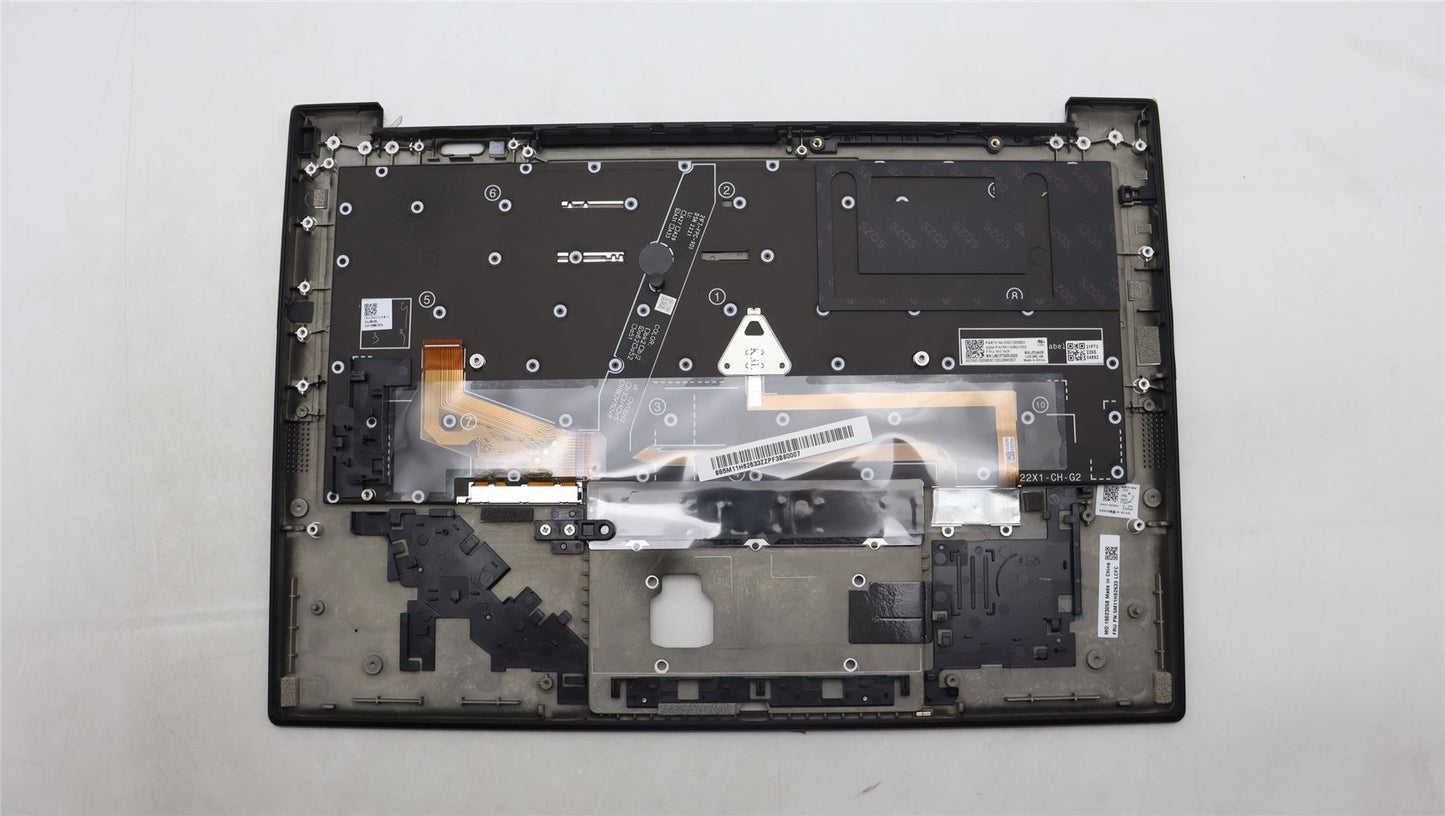 Lenovo ThinkPad X1 11th Gen Keyboard Palmrest Top Cover Greek Black 5M11H62635