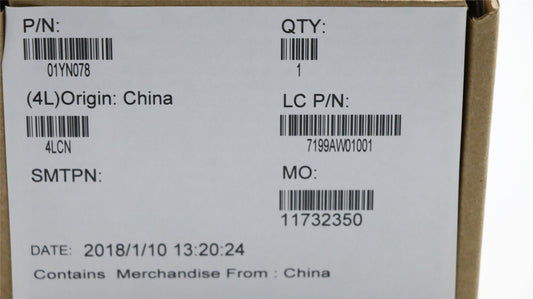 Lenovo 01YN078 MECHANICAL KIT,Dummy,WWAN,Antenna,Kuroda
