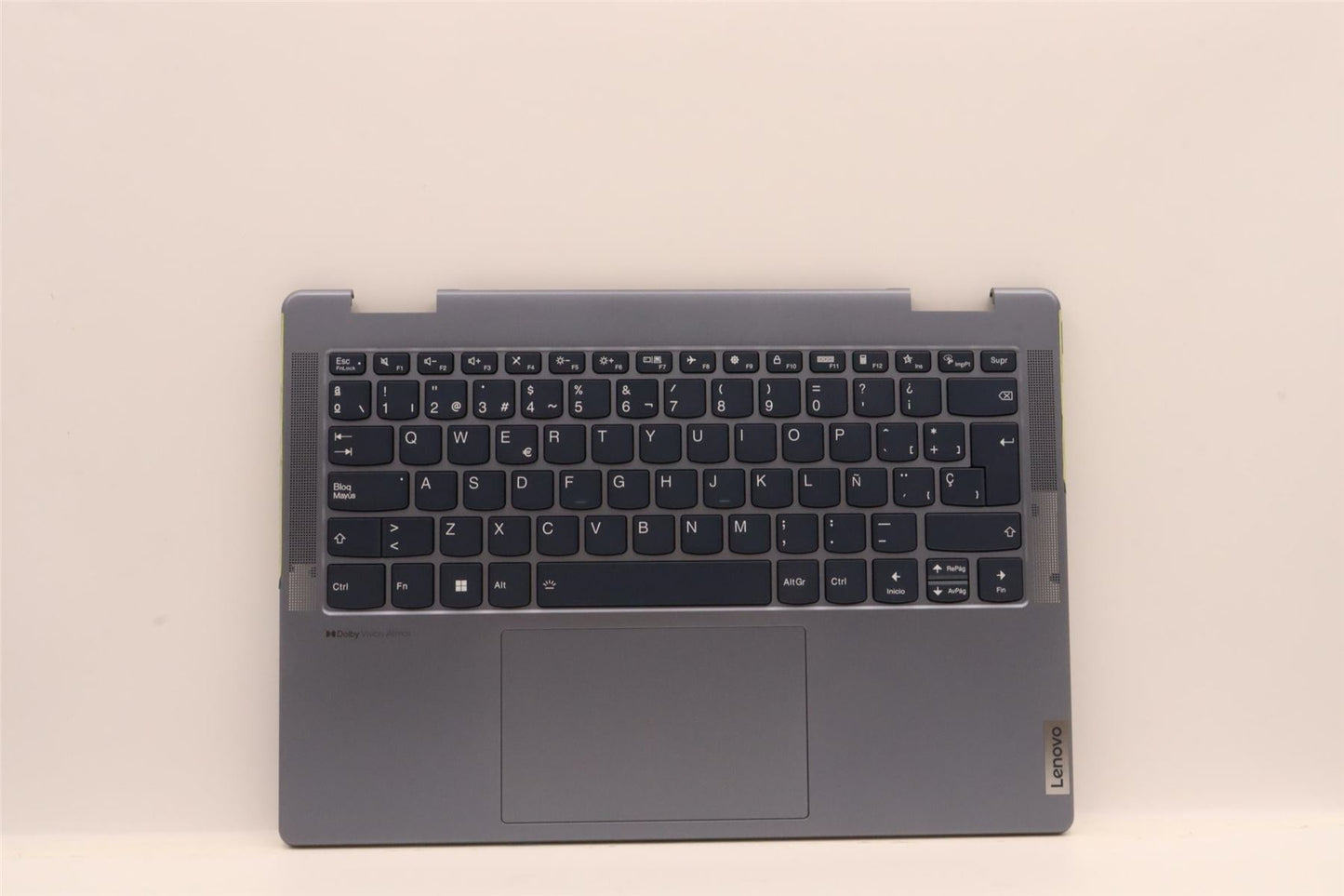 Lenovo Yoga 7 14ARB7 Palmrest Cover Touchpad Keyboard Spanish 5CB1J11100