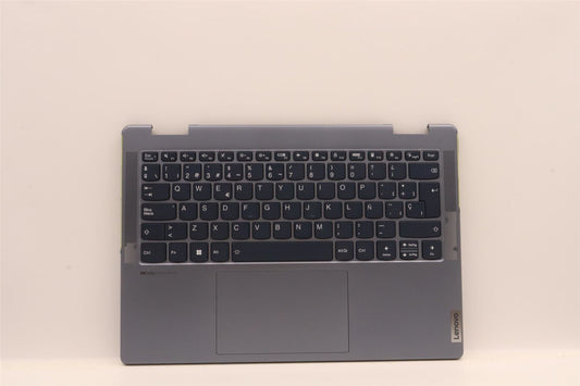 Lenovo Yoga 7 14ARB7 Palmrest Cover Touchpad Keyboard Spanish 5CB1J11100