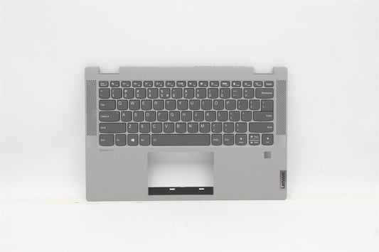 Lenovo Flex 5-14ALC05 Keyboard Palmrest Top Cover Hungarian Grey 5CB1C19410
