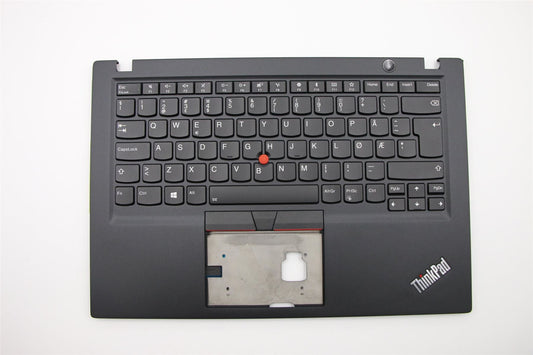 Lenovo ThinkPad T490s Keyboard Palmrest Top Cover Norwegian Black 02HM223