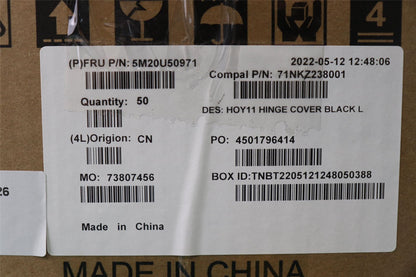 Lenovo MECHANICAL HINGE_CAP_LEFT_BLK,AIO N3-3 5M20U50971