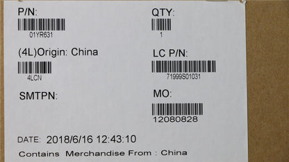 Lenovo Carbon X1 6th Keyboard Palmrest Top Cover Swiss Black Backlit 01YR631