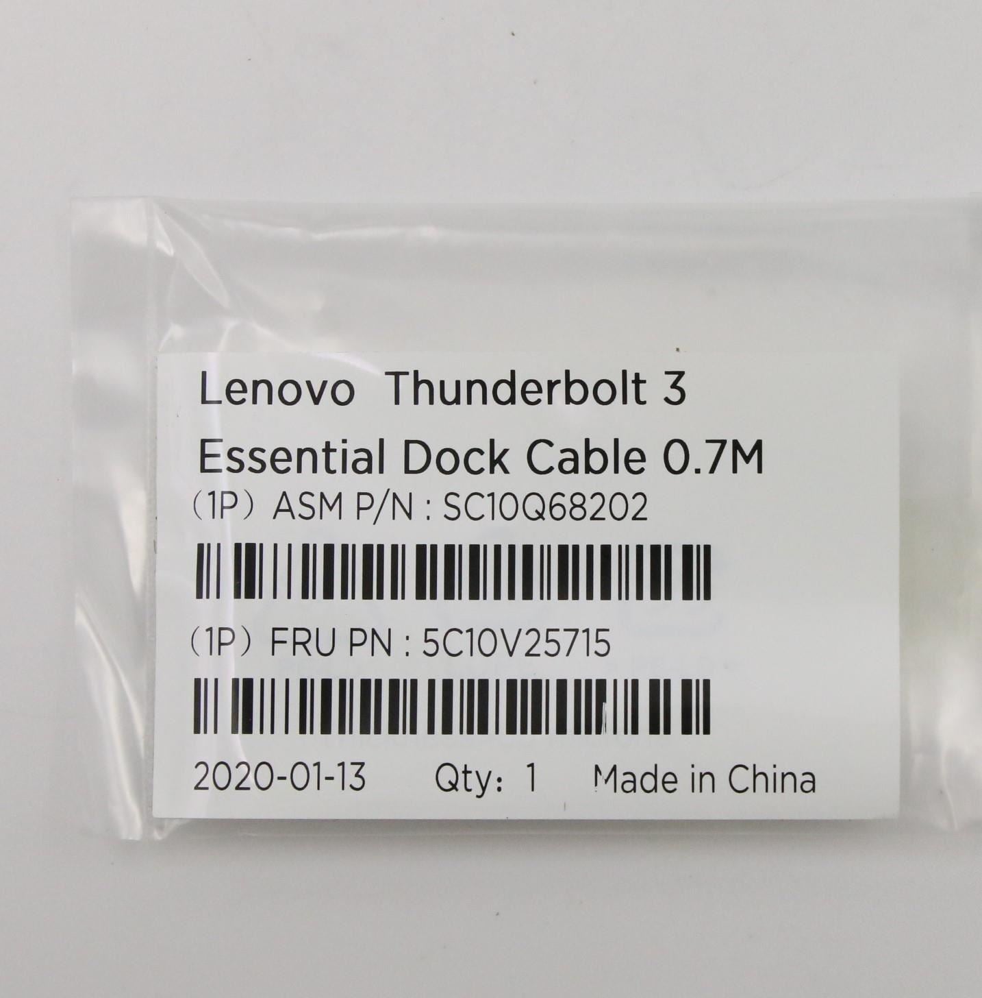 Lenovo FRU of TBT MS dock cable 5C10V25715