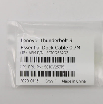 Lenovo FRU of TBT MS dock cable 5C10V25715