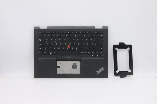 Lenovo Yoga X13 1 Keyboard Palmrest Top Cover German Black Backlit 5M10Y85784