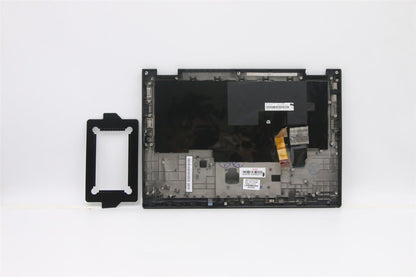Lenovo Yoga X13 Gen 1 Palmrest Cover Keyboard UK Europe Black 5M10Y85880