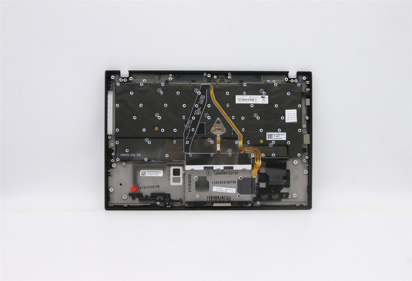 Lenovo ThinkPad X1 8th Gen Keyboard Palmrest Top Cover Turkish 5M10Z27499