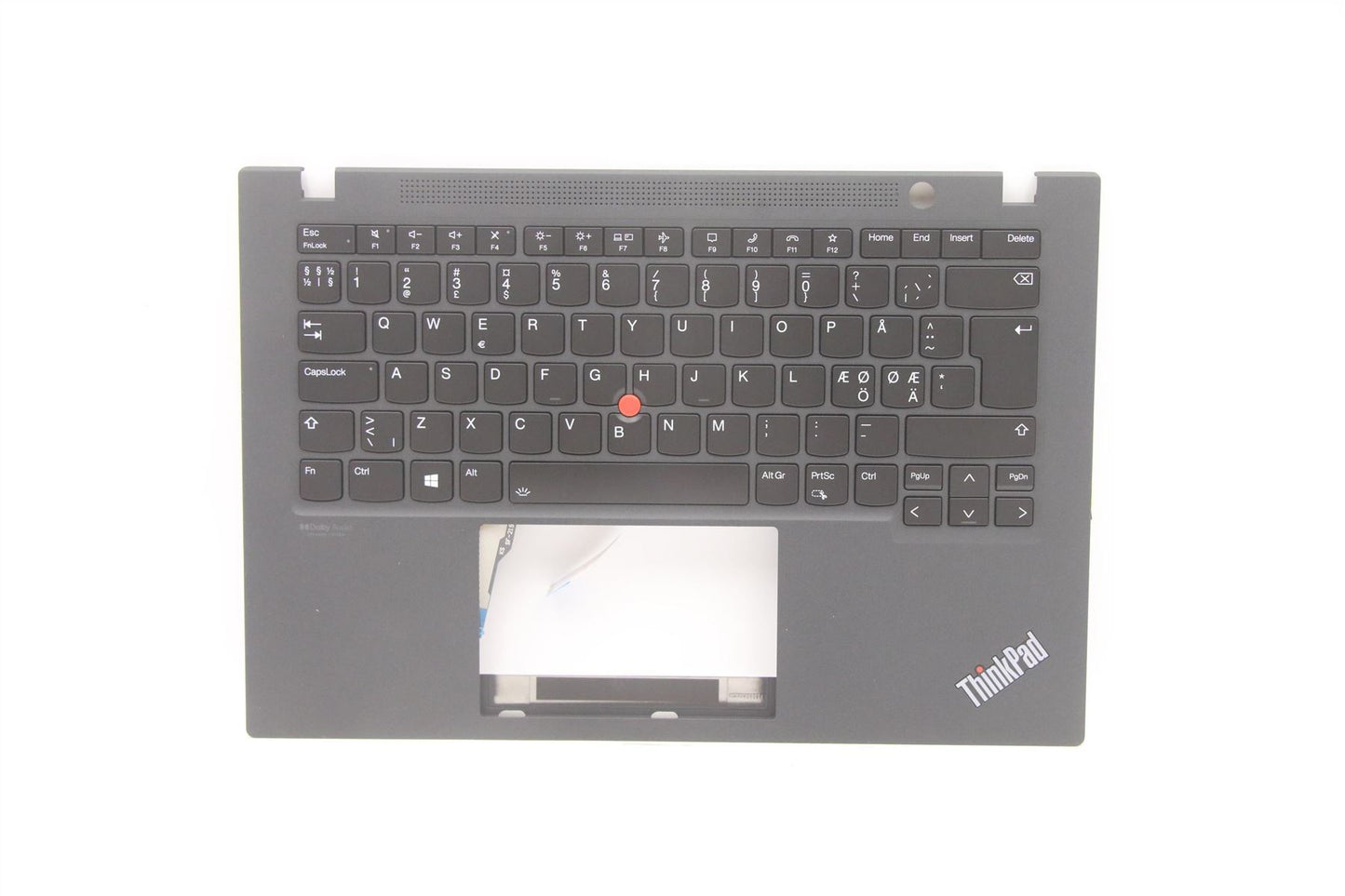 Lenovo ThinkPad T14s Gen 2 Keyboard Palmrest Top Cover Norwegian 5M11C47965