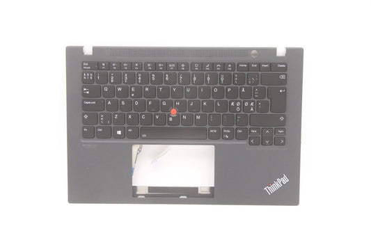 Lenovo ThinkPad T14s Gen 2 Keyboard Palmrest Top Cover Norwegian 5M11C47965