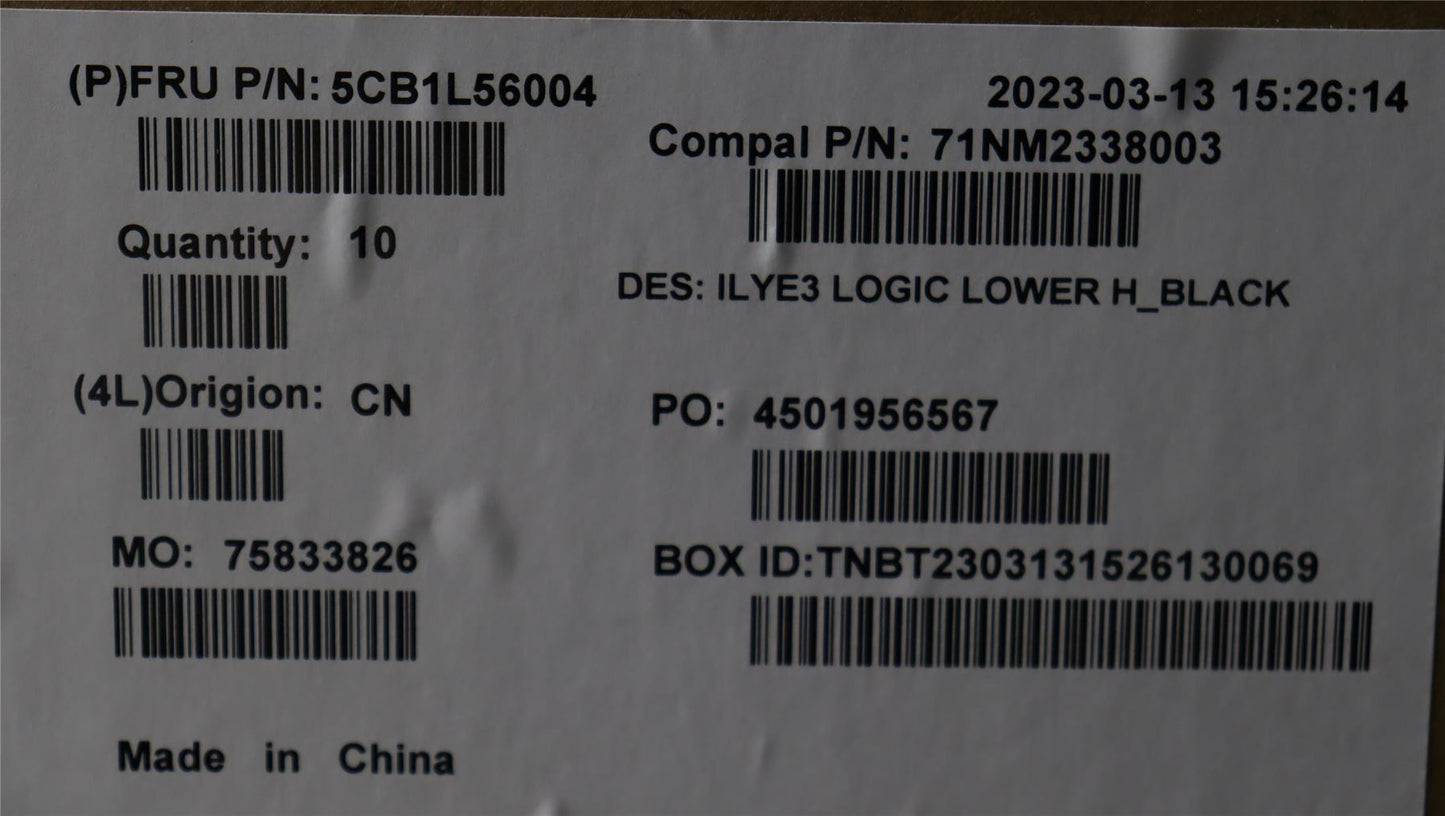 Lenovo Lower Case C 82YA ONGY H 5CB1L56004