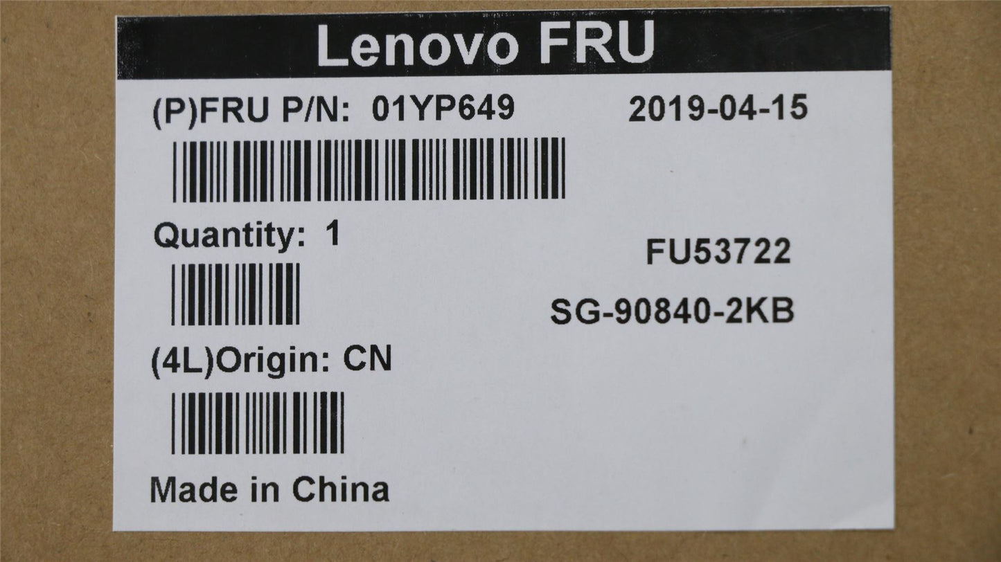 Lenovo ThinkPad L580 L590 E580 E585 T590 E590 E595 Keyboard Danish Black 01YP649