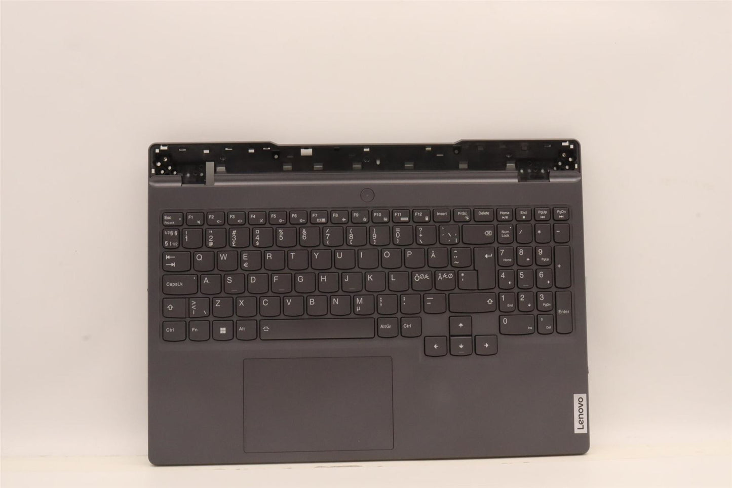 Lenovo Legion 5 15ARH7H Palmrest Cover Touchpad Keyboard Nordic Grey 5CB1H68507