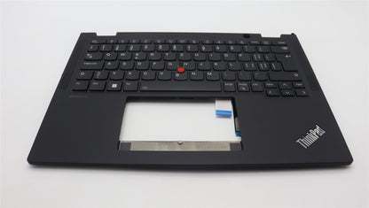 Lenovo Yoga X13 Gen 4 Palmrest Touchpad Cover Keyboard Swiss Black 5M11L64281