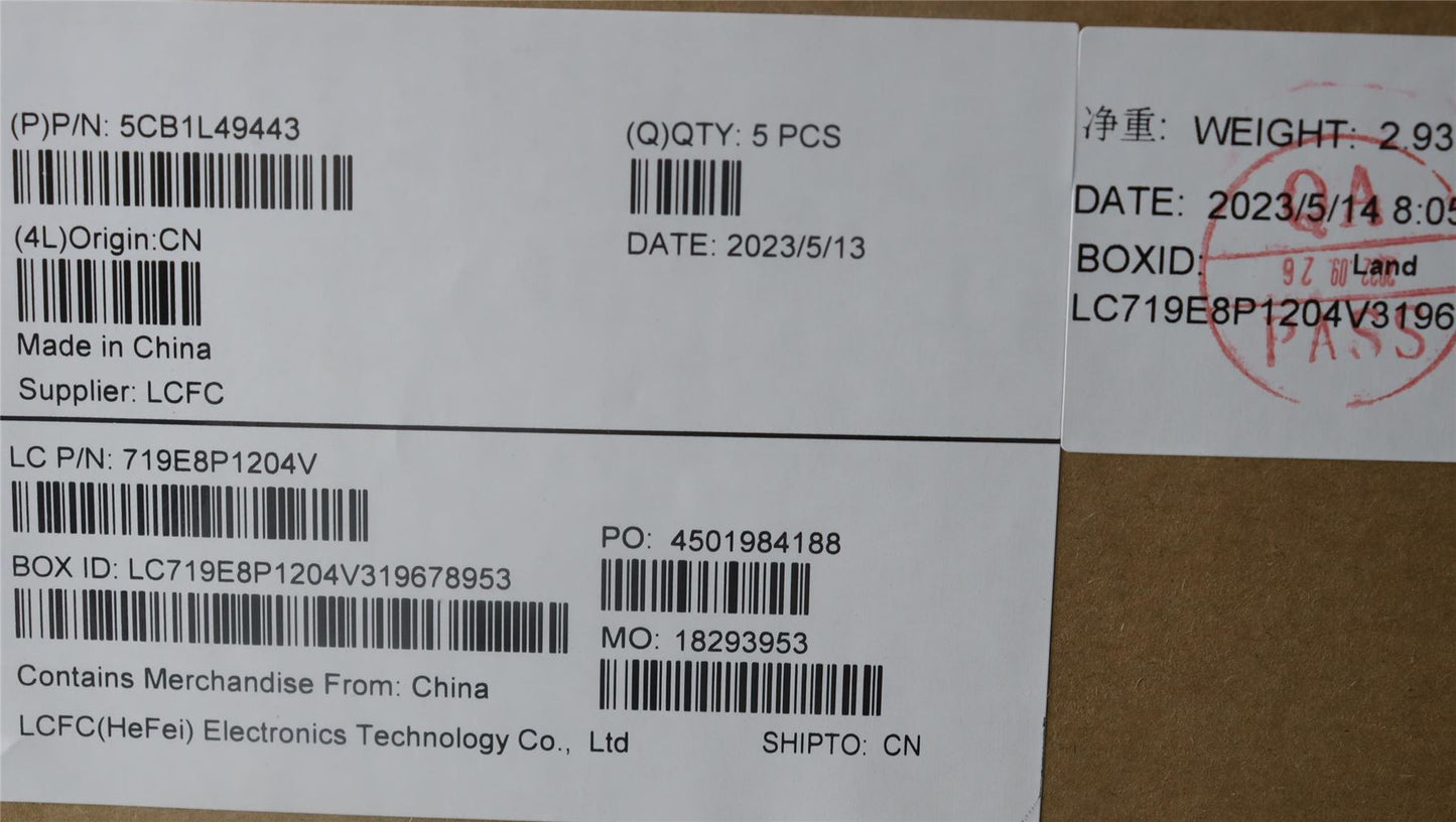 Lenovo IdeaPad 3 14IRU8 Palmrest Cover Touchpad Keyboard French 5CB1L49443