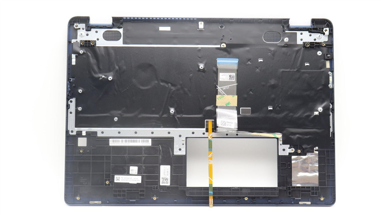 Lenovo IdeaPad 5 16ABR8 Keyboard Palmrest Top Cover German Abyss Blue 5CB1K60123
