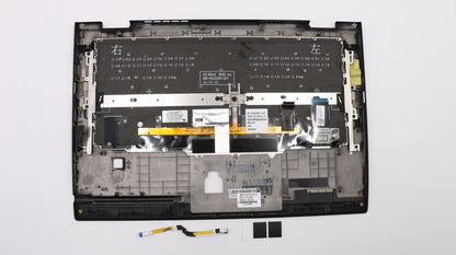 Lenovo Yoga X1 3rd Keyboard Palmrest Top Cover French Black Backlit 01LX791