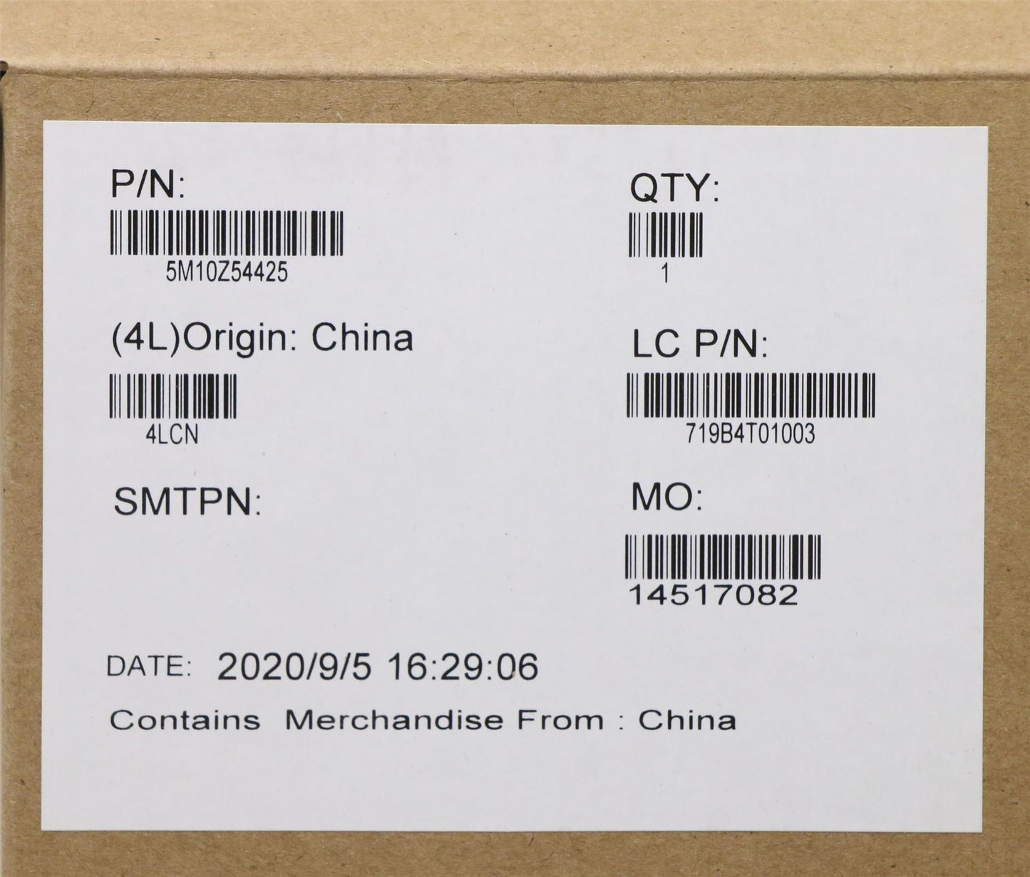 Lenovo ThinkPad P15v 1 T15g 1 P15 1 Lcd Screen Display 5M10Z54425