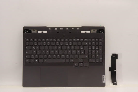 Lenovo Legion 7 16IAX7 Palmrest Cover Touchpad Keyboard German Silver 5CB1J31422
