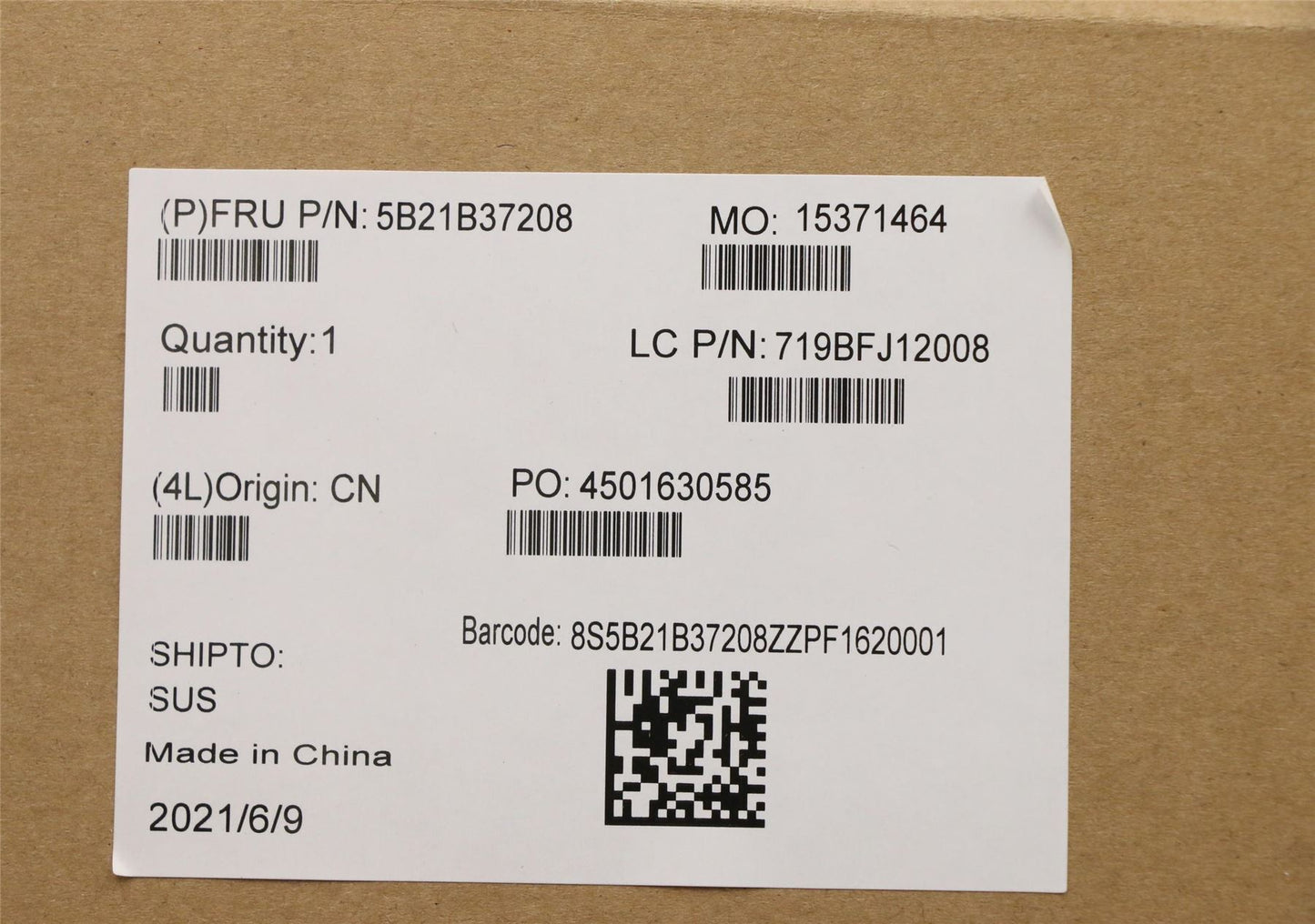 Lenovo MBB82BCWINI710870HRTX20606G16G 5B21B37208
