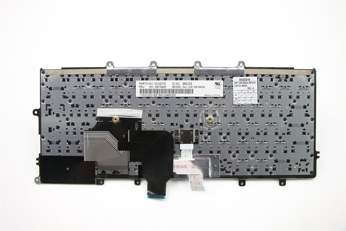 Genuine Lenovo ThinkPad X240 X250 X260 Keyboard Slovenian Black 04Y0925 04Y0963
