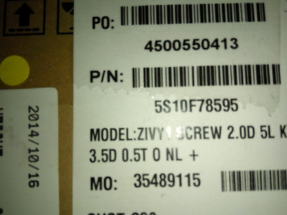 Lenovo SCREW Screw C Y40-70 2.0D 5L K 3.5D 0.5T 5S10F78595