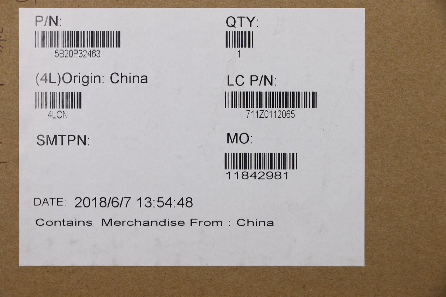Lenovo MB L80YE I77500UHRM 2GNRNFPOPT WIN 5B20P32463