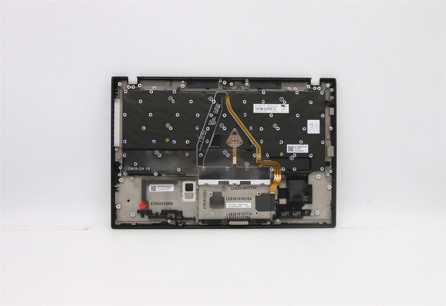 Lenovo ThinkPad X1 8th Gen Keyboard Palmrest Top Cover Deep Black 5M10Z27445