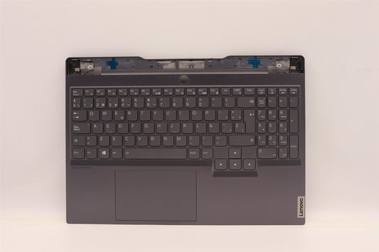 Lenovo S7 15ACH6 Palmrest Cover Touchpad Keyboard Spanish Grey 5CB1C93759