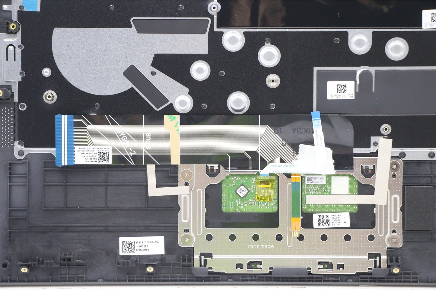 Lenovo IdeaPad 5-14ALC05 Palmrest Cover Touchpad Keyboard US Black 5CB1C13152