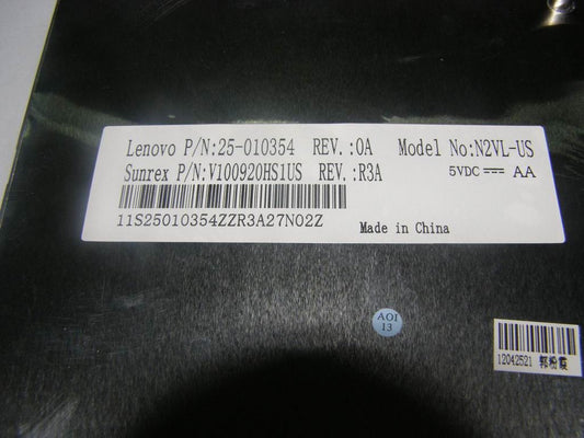 Lenovo JME N2VL 84KEY ORGBLA KBD US English Keyboard 25010354