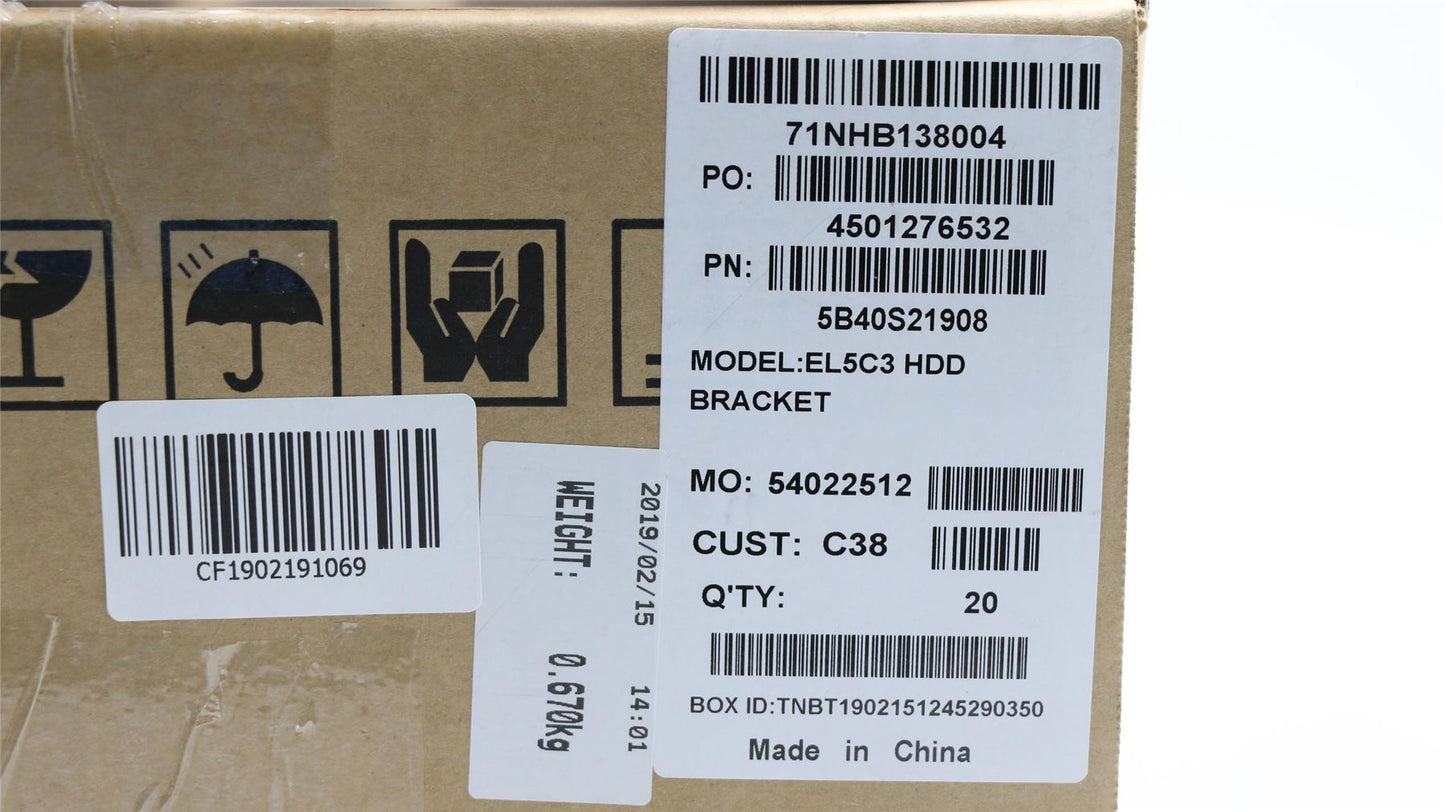 Lenovo 5B40S21908 HDD BRACKET C 81N5